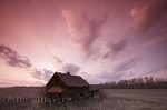 bild Fruehling Alberta Sonnenuntergang Hutte