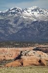 bild La Sal Mountains Schneebedeckte Berge