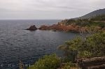 bild Rote Felsen Kueste Cote D Azur Provence Frankreich