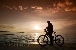 bild Freizeit Fahrrad Lake Simcoe Sonnenuntergang