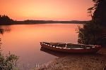 bild Sonnenuntergang Kanu Bild Algonquin Park