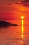 bild Sonnenuntergang Meer Parry Sound