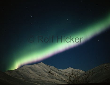 Aurora Borealis Berge