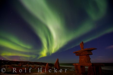 Polarlichter Aurora Borealis Churchill Manitoba Kanada