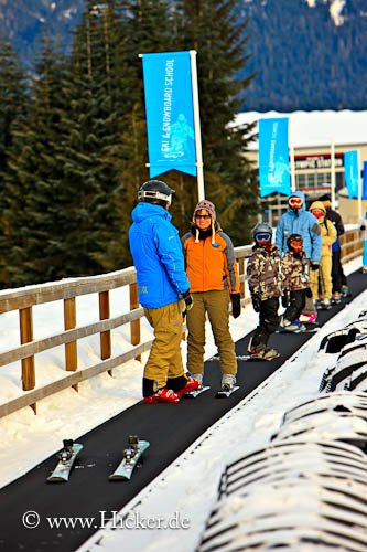 Familie Wintersport Whistler Kanada