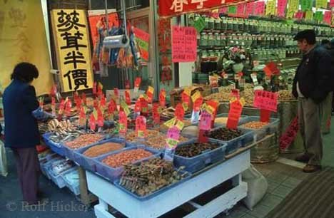Markt Chinatown Lebensmittel Einkaufen
