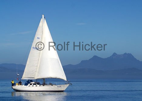 Segelboot Bild Forschung British Columbia