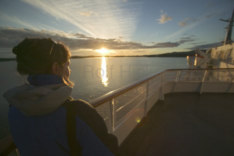 Sonnenuntergang Inside Passage