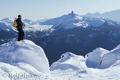 Winterpanorama Whistler Mountain