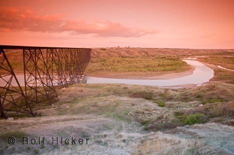 Alberta Lethbridge Eisenbahnbrücke