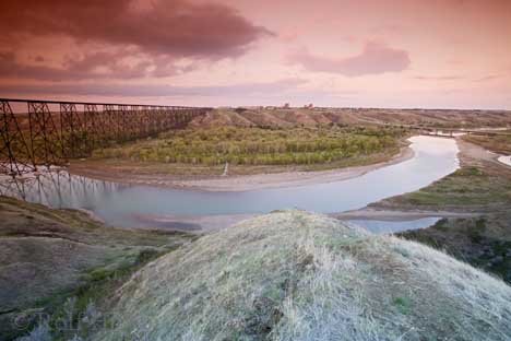 Oldman River Lethbridge Wasser