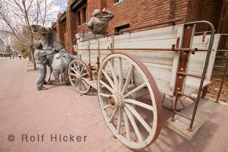 Red Deer Alberta Statue Feuerwehr