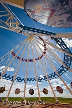 Saamis Tipi Attraktion In Medicine Hat Alberta Kanada