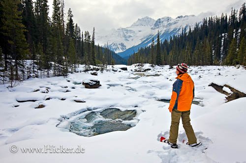 Schneeschuh Wandern Rocky Mountains Banff
