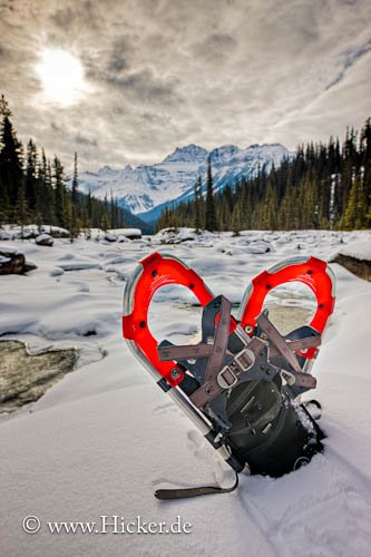 Schneeschuhe Winterurlaub Abenteuer Banff National Park