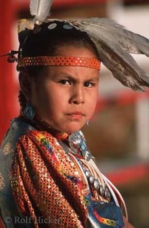 Siksika Fair Indianer Maedchen
