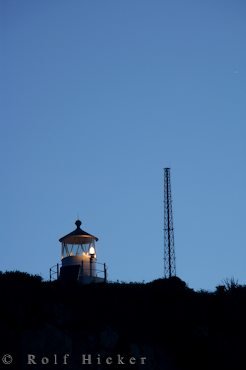 Cape Foulwind Lighthouse Nachtstimmung Urlaub