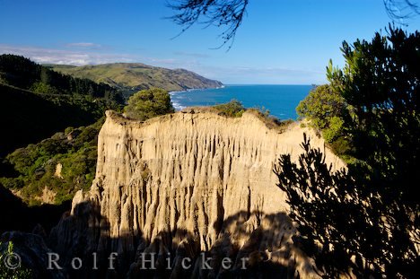 Cathedral Cliffs Erosion Neuseeland