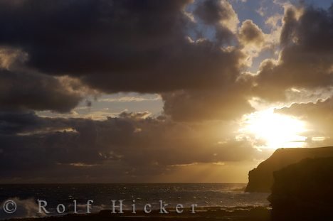 Catlins Forest Sonnenuntergang Bild