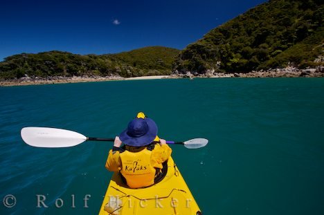 Freizeit Kajak Natur Meer Abel Tasman Neuseeland