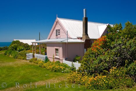 Haus Gartenzaun Hecke Natur Neuseeland