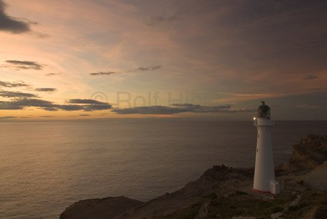 Schoener Himmel Mit Leuchtturm Neuseeland