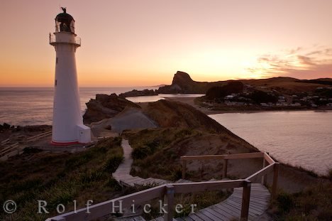 Leuchtturm Castlepoint Bilder Neuseeland