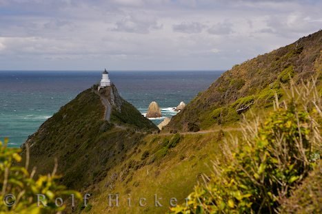 Leuchtturm Nugget Point Lighthouse Kueste