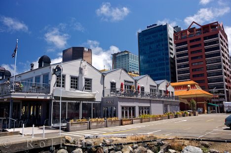 Queens Wharf Hafen Neuseeland