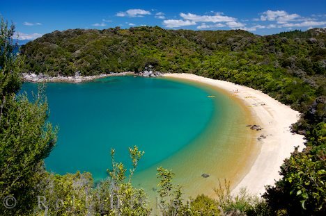 Paradies Te Pukatea Bay Abel Tasmann Nationalpark Suedinsel Neuseeland