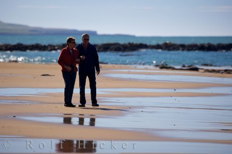 Urlaubsbild Paar Strand Neuseeland