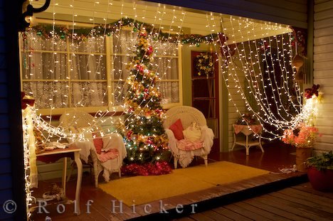 Weihnachtsbaum Haeuser Neuseeland