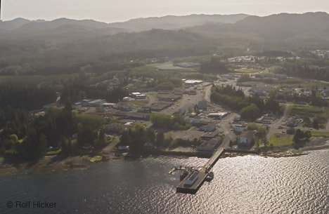 Port Hardy Vancouver Island Luftbild