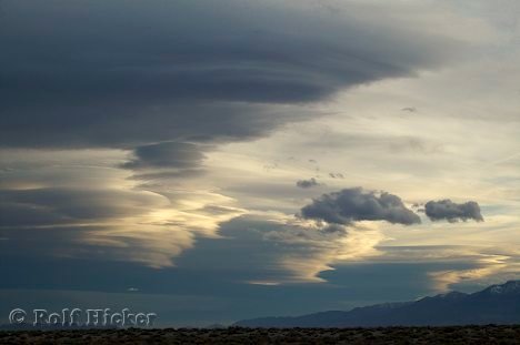 Dunkle Wolken Geheimnisvoller Himmel Über Kalifornien