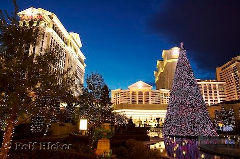 Las Vegas Weihnachtsdekoration