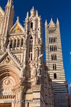 Dom Siena Campanile Glockenturm Toskana Italien