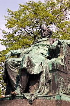 Bild Goethe Denkmal Burggarten