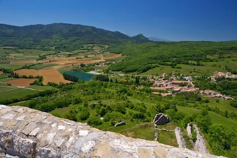 Bild Landschaft Burg Puivert