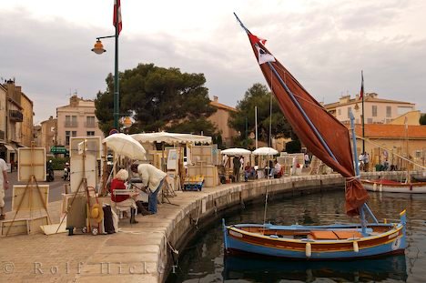 Hafenpromenade Saint Tropez Künstler