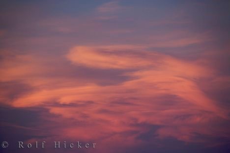 Himmel Frankreich Wolkenschleier Sonnenuntergang