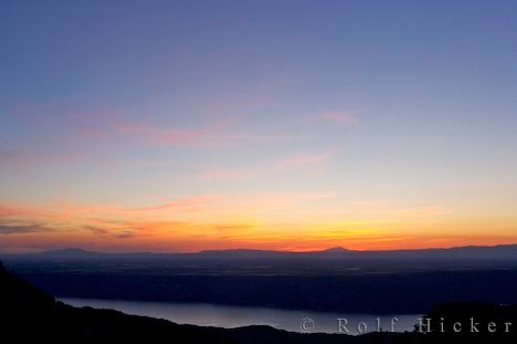 Frankreich Reise Lac De Ste Croix Abendstimmung