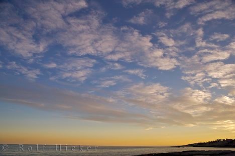 Provence Abendlicht Aussicht Vom Strand