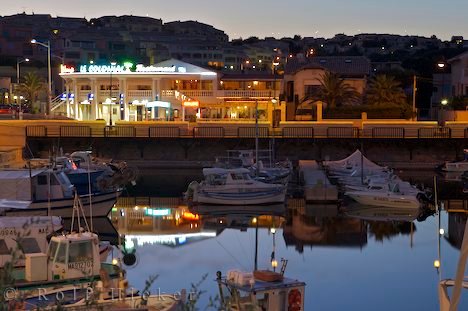 Sausset Les Pins Hafen Bild Frankreich