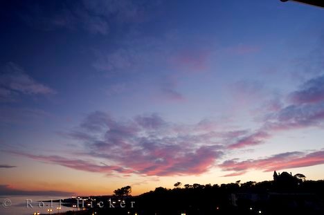 Urlaub Strand Abendstimmung Sausset Les Pins