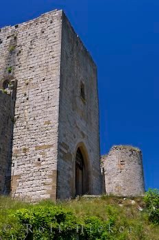 Burg Rundgang Puivert Frankreich Urlaub