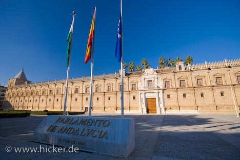 Andalusisches Parlament Parlamente De Andalucia Sevilla Spanien