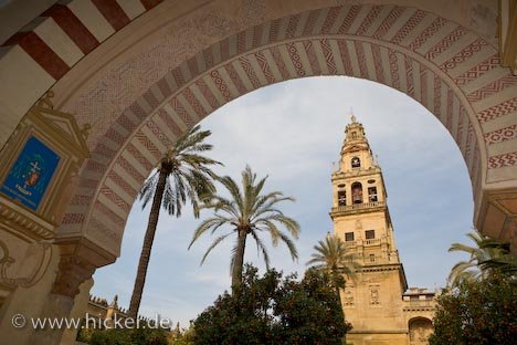 Torre Del Alminar Glockenturm Mezquita Cordoba Spanien