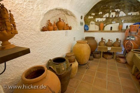 Keramikmuseum Museo De Alfareria Cueva La Alcazaba Guadix Spanien