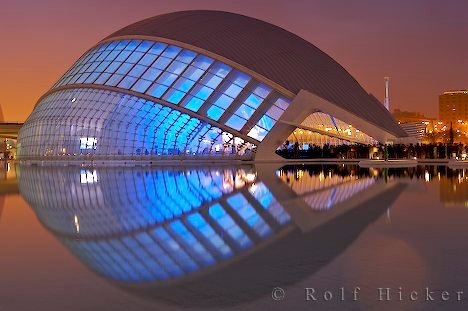 Naechtliches Licht Valencia