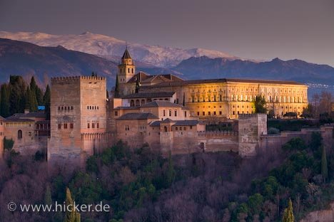 Reiseziel Alhambra Granada Andalusien Spanien